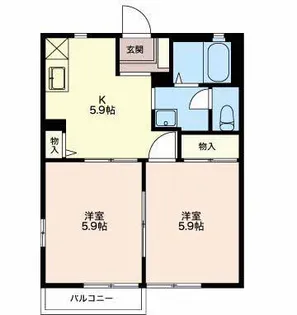 リヴィエールN A【2階】の間取り