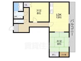 アゼリアコート【1階】の間取り