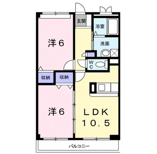 ローレルハイツ【1階】の間取り
