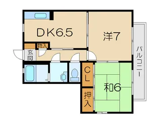ラパトリア列花須【2階】の間取り