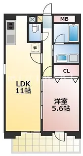 熊本県熊本市中央区妙体寺町【マンション】の間取り