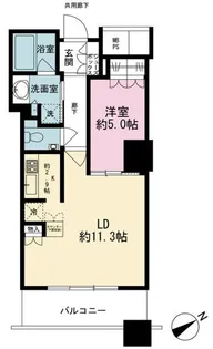 ザ・パークハウス西新宿タワー60【24階】の間取り