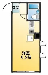 鶴田第一ビル【5階】の間取り