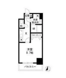 PRESTAGE名駅【5階】の間取り