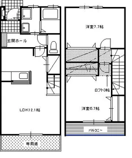 ラ・ペトレの間取り