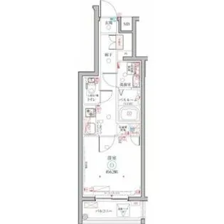 クレヴィスタ大塚【2階】の間取り