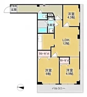 ルーレル大和田【2階】の間取り