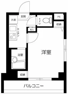 スカイコートヌーベル新宿落合【9階】の間取り