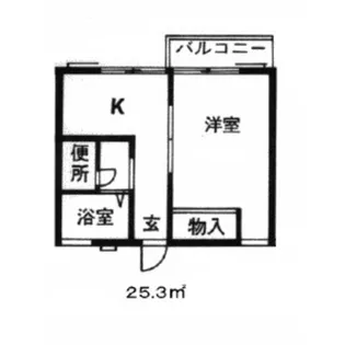 第2グランドハイツ【1階】の間取り