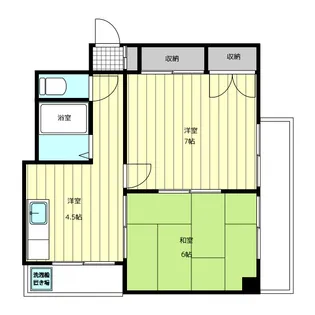 メゾン栄【4階】の間取り