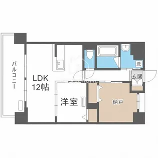 大阪府大阪市西区川口2【マンション】の間取り