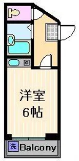 リーフパレス北千住【1階】の間取り