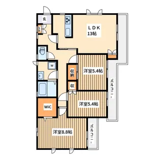 神奈川県横浜市港北区大曽根2【一戸建】の間取り