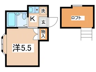 イトウハイツ【1階】の間取り