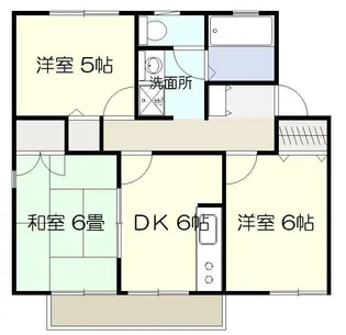 セジュールi【2階】の間取り