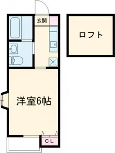 ルーブル六番館【1階】の間取り