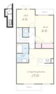 コンフォートガーデン【2階】の間取り