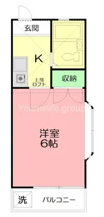 神奈川県藤沢市湘南台7【アパート】の間取り