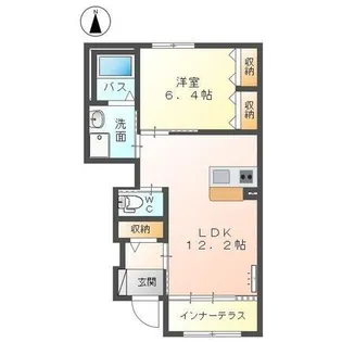 クレスト【1階】の間取り