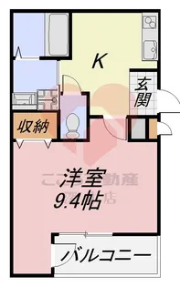 サンフィオーレ長尾II番館【1階】の間取り