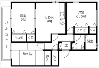パークウエスト【1階】の間取り