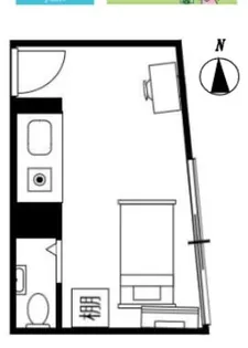 クレドハウス新宿【1階】の間取り