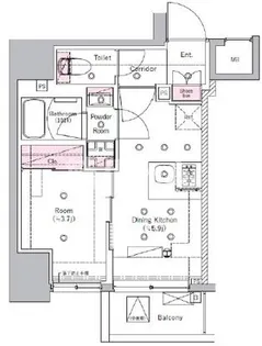 東京都板橋区板橋1【マンション】の間取り