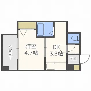 プロムナード【4階】の間取り