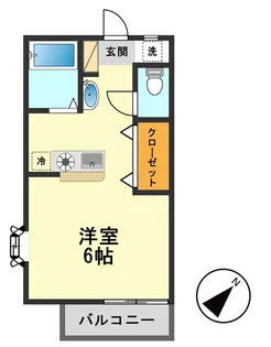 東京都江戸川区篠崎町6【アパート】の間取り
