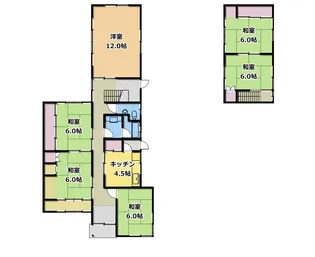 富山県富山市新庄町【一戸建】の間取り