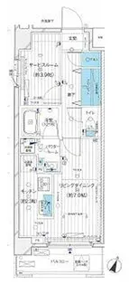 メインステージ横濱黄金町【3階】の間取り