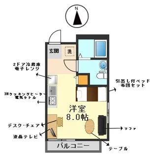 東京都葛飾区新小岩3【マンション】の間取り