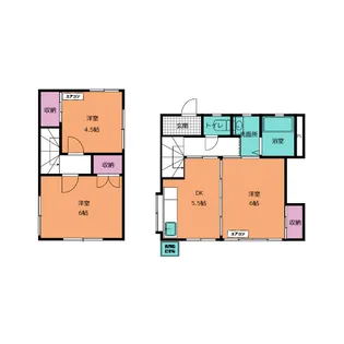 群馬県佐波郡玉村町大字板井【一戸建】の間取り