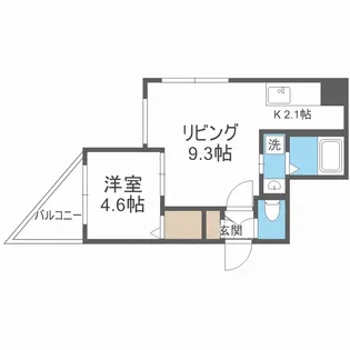 北海道札幌市厚別区厚別中央二条3【マンション】の間取り