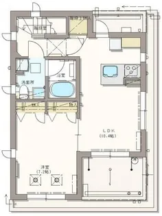 CHAMBORD北参道【3階】の間取り