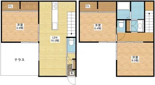 オノフタウン滑石の間取り