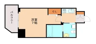 1Kの間取り画像