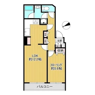 東京都中央区晴海1【マンション】の間取り