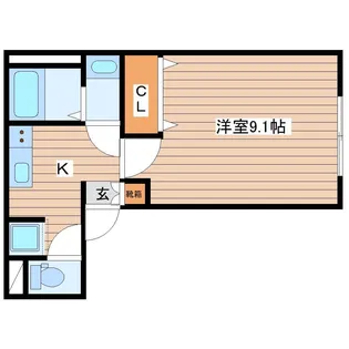 オニキス薬師堂【1階】の間取り
