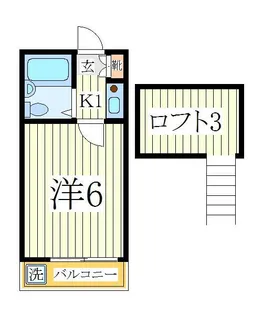 ジュネパレス柏第52【2階】の間取り