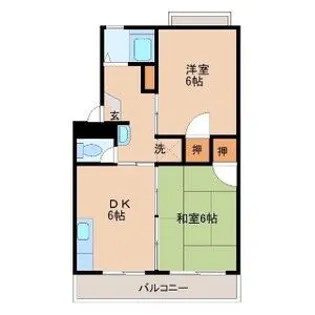 エトワール今泉【2階】の間取り