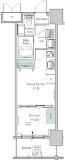 東京都台東区根岸5【マンション】の間取り