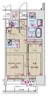 プレサンス鶴舞ファースト【12階】の間取り