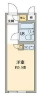 扶桑ハイツ池袋【4階】の間取り