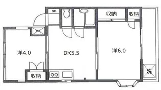 ヴィラヨシダ東川口【3階】の間取り