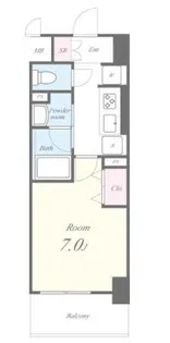 カサ・フェリーチェ【5階】の間取り