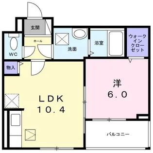 レジデンス 藤ケ森【1階】の間取り