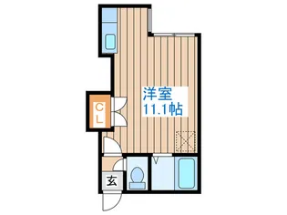 クル-ズハウス南5条【2階】の間取り