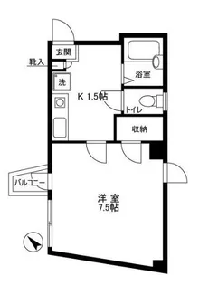 ロイヤルパーク東向島【4階】の間取り