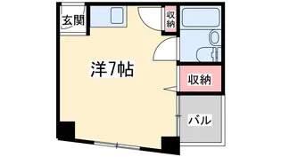 リーベンハイム淀【2階】の間取り
